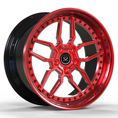 Nissan GTR Candy Red Custom 2-PC 엇갈린 크기 20*8 .5and 20*10.5용 5x114.3