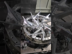 고급 승용차를 위한 포르셰 무광택 검정색 주문 제작 설계 A6061 1 소편 휠