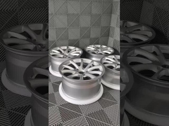 반짝이는 은색 주문형 1PC 도장 반지 포르쉐 991996