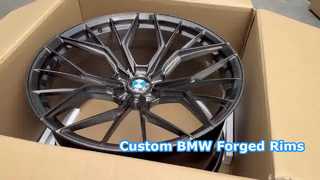 BMW 자동차용 새틴 그레이 18"~23" 맞춤형 1-PC 단조 림