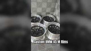 BMW X5 M F95 커스텀 2-PC 림 광택 립 및 글로스 블랙