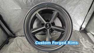 18" 5x114.3 맞춤형 2-PC 단조 림