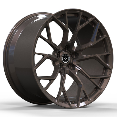 20x8.5 20x9.5 1 부분 단조 휠은 벤츠 C43을 위한 불순물 림 적합성을 청동빛으로 만듭니다