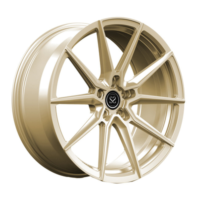 모노블록 1 PC 단조 휠 20은 BMW M5 고급을 위한 20x10.5 브러시 금으로 조금씩 움직입니다