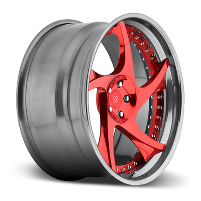 골프 Mk6 GTD를 위한 19x9.0 3PC 단조 알루미늄 합금 림