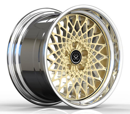 니스는 2개 부분 단계 LIP 림 폰티액 트랜스 앰 GTA 18x10.5 금을 만들었습니다
