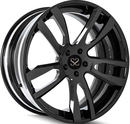 검은 얼굴 3PC 단조 알루미늄 림은 포드 머스탕 20x9.5 | 20x12.5를 움직입니다