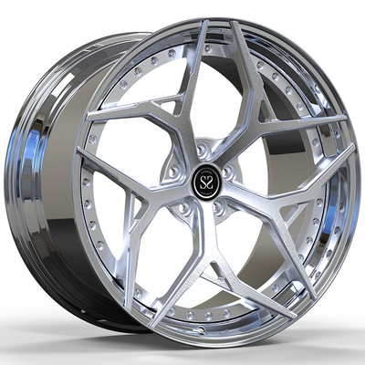 8.5Jx21 2PC 알루미늄 합금 림은 BMW 730 740 750 M760을 위해 ET25 10Jx21 ET41을 움직입니다