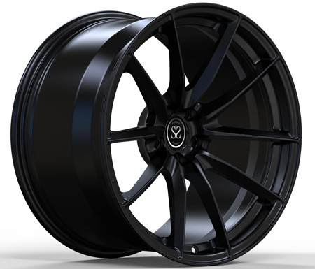 18X10.5 1 부분 단조 휠은 검은 깊은 오목한 커스텀 카 림을 마테