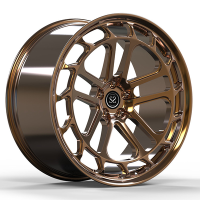 스태커형 브론즈 1Piece는 2015년 F06 BMW M6 그랜 쿠페에 대해 림 20x9.5와 20x10.5를 만들었습니다