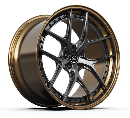BMW 오디 포르쉐 브론즈 스포크 18인치 5x112 합금