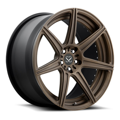 알루미늄 합금 2 조각 구리 바퀴 Audi Rs6 Rs7 리름21 22 인치 5x112
