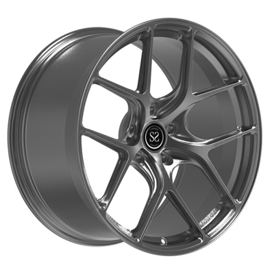 20x9.0 ET19/5x112/66.6 Custom 1 Piece Rims Gun Metal Grey CLS AMG용으로 제작되었습니다.