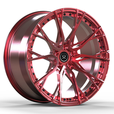 VOYAH 무료 20x8.5 닦은 빨간색 1 조각 도장 바퀴