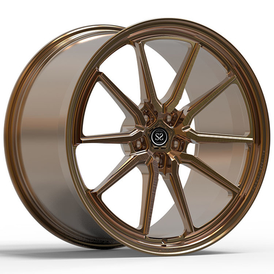 G70 BMW 760 커스텀 1PC 가조 반지 22x9.5 및 22x11 광택 청동