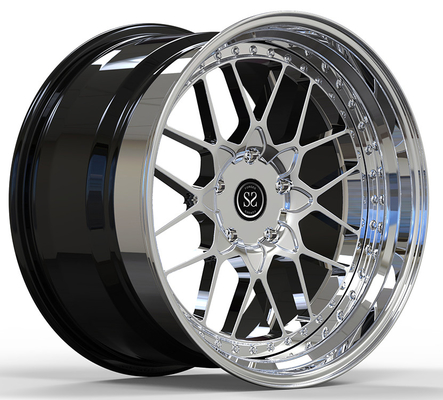 20x10.5ET+70/21x12.5E+27 5x4.75/70.1 C5 코르베트의 3PC 크롬 릴