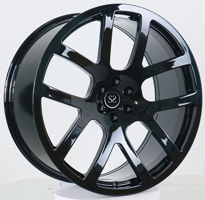토요타 LC300 주문형 튀긴 바퀴 반짝이는 검은색 18x9 ET+25 PCD 6x139.7 CB 95.1