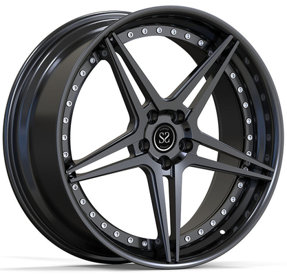 22x10.5ET20/5x112/66.5 사틴 블랙 커스텀 릴 Audi RS6 4G 2016