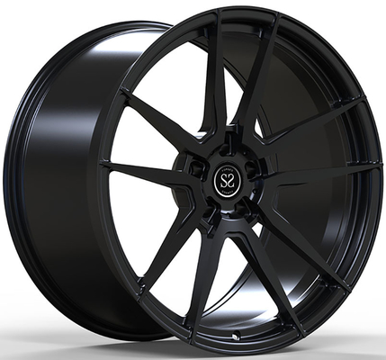 BMW M4 20x9.5 및 21x10.5 주문형 1PC 가조 반지 사틴 검은색