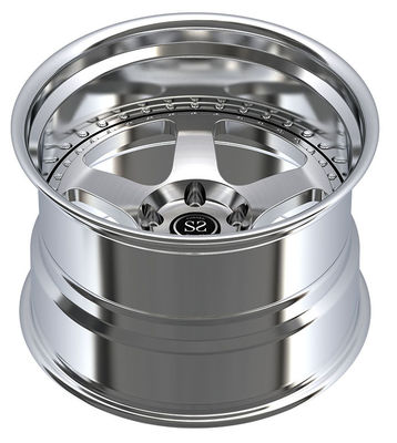 2016년 닛산 370z 기본 모델 18x8.5 및 18x9.5 닦은 커스텀 2PC 릴