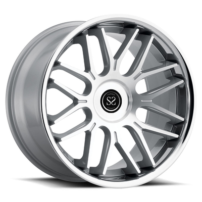 포금 기계로 가공한 얼굴은 BMW 730 740LI를 위한 5x120를 가진 차 변죽을 검게 합니다 기계로 가공한 얼굴을 주문을 받아서 만들었습니다 19 인치 합금 바퀴를 위조했습니다