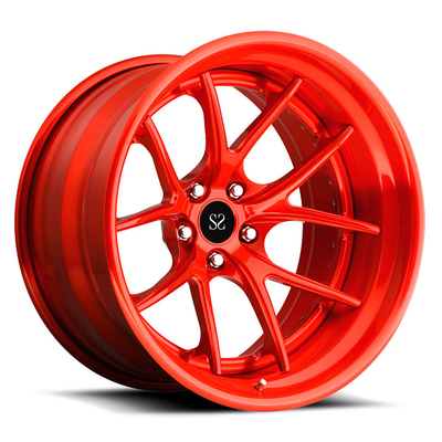 닛산 GTR 5x114.3 19 20 21 인치 용 알루미늄 합금 엇갈린 3 피스 단조 휠