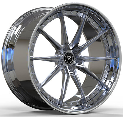 2 조각 폴란드어 A6061 T6 합금 바퀴 20 X 9 For Audi RS5 5x112