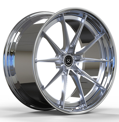 20X10.5 Audi RS5를 위한 22x12 폴란드어 두 조각 단조 바퀴 알루미늄 합금