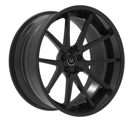 21x10 21x12 5x130 5x112 휠 CL63 용 엇갈린 새틴 블랙 단조