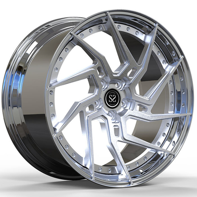 폴란드 불순물 22 인치 페라리 단조 휠 Bmw M8 2 부분 5x112
